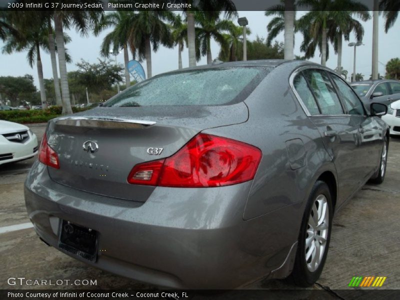 Platinum Graphite / Graphite 2009 Infiniti G 37 Journey Sedan