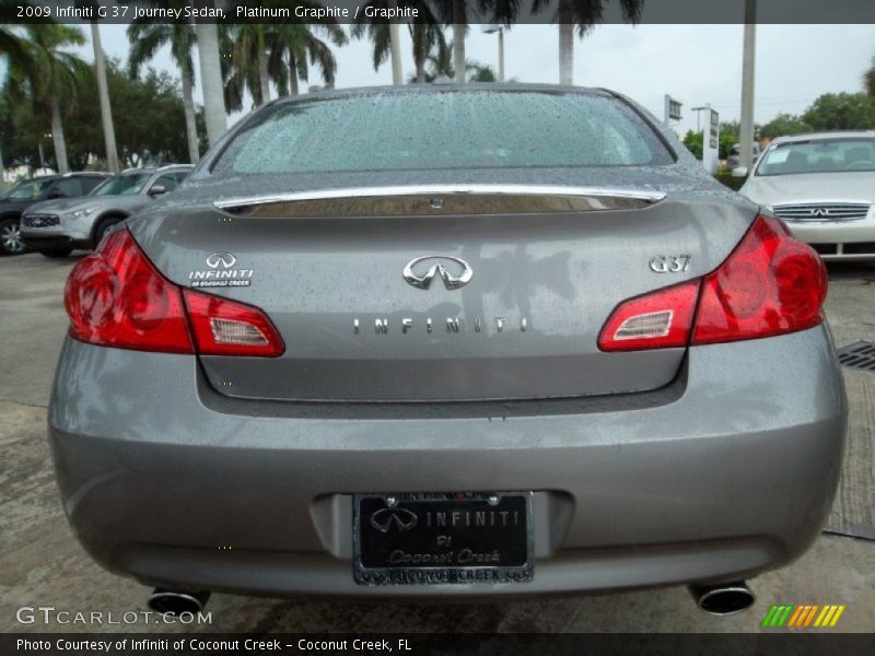 Platinum Graphite / Graphite 2009 Infiniti G 37 Journey Sedan