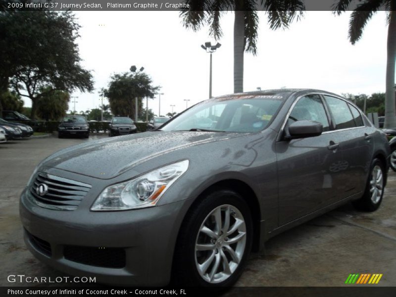 Platinum Graphite / Graphite 2009 Infiniti G 37 Journey Sedan