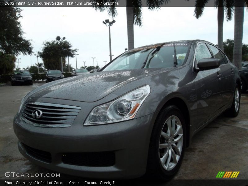 Platinum Graphite / Graphite 2009 Infiniti G 37 Journey Sedan