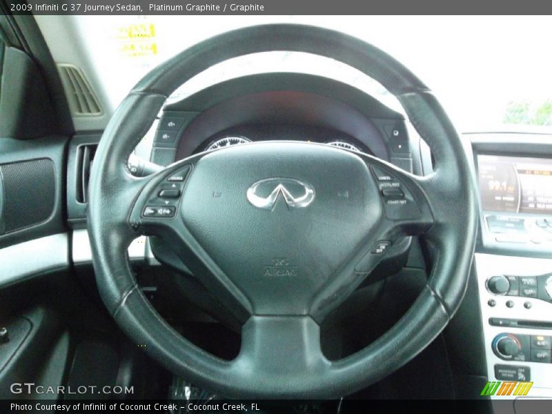 Platinum Graphite / Graphite 2009 Infiniti G 37 Journey Sedan