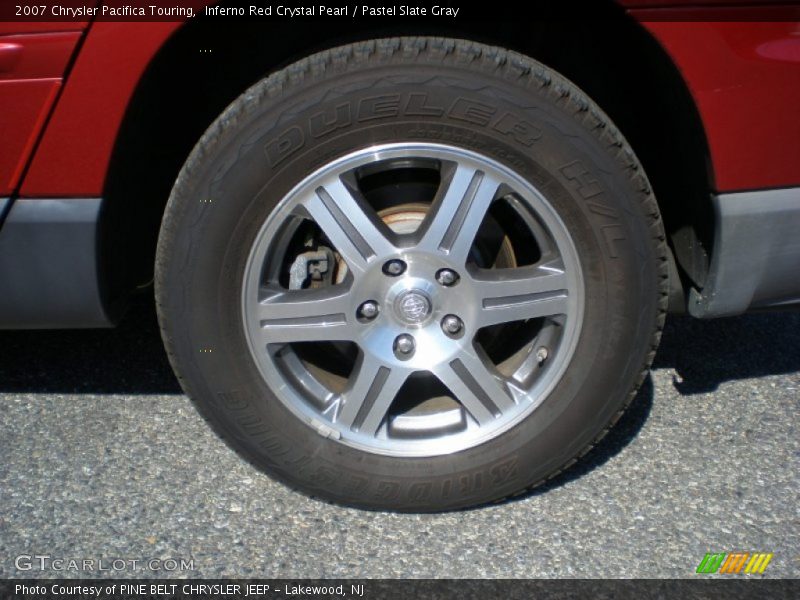 Inferno Red Crystal Pearl / Pastel Slate Gray 2007 Chrysler Pacifica Touring