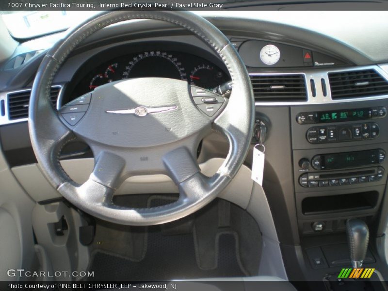 Inferno Red Crystal Pearl / Pastel Slate Gray 2007 Chrysler Pacifica Touring