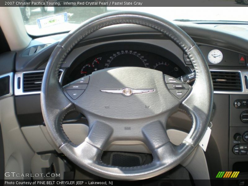 Inferno Red Crystal Pearl / Pastel Slate Gray 2007 Chrysler Pacifica Touring