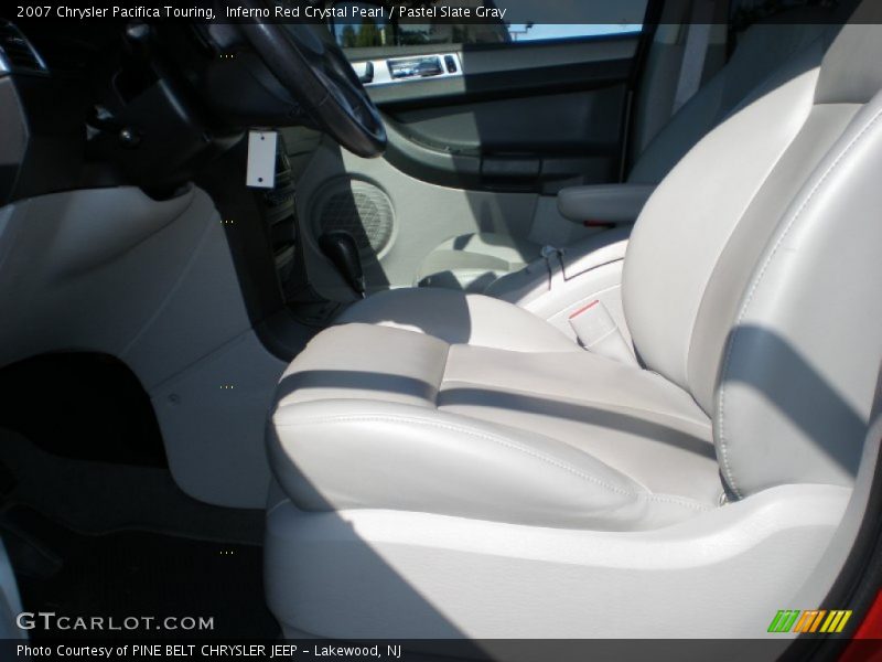 Inferno Red Crystal Pearl / Pastel Slate Gray 2007 Chrysler Pacifica Touring