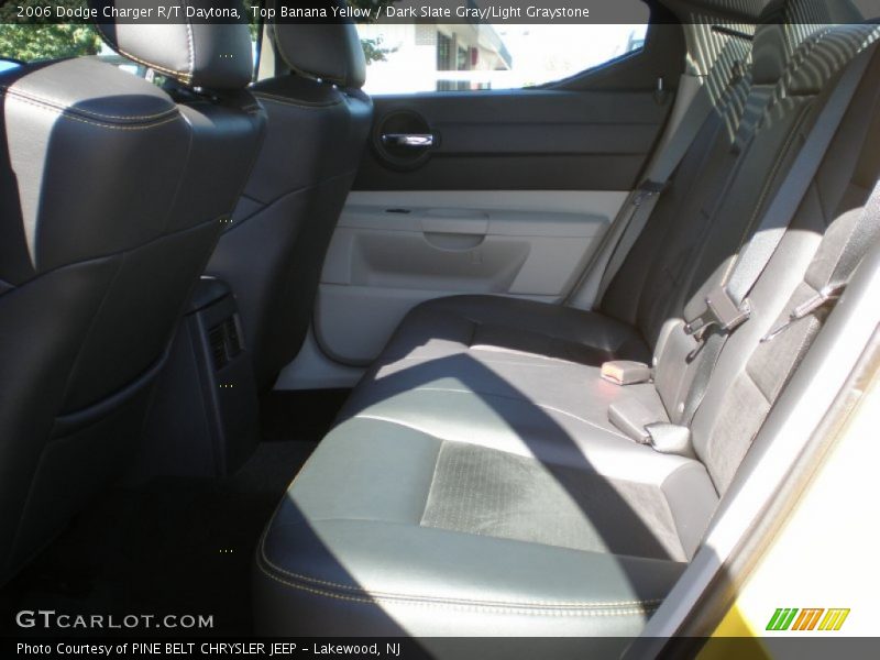 Top Banana Yellow / Dark Slate Gray/Light Graystone 2006 Dodge Charger R/T Daytona