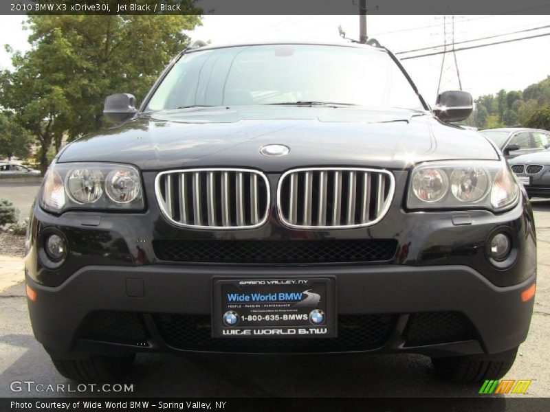 Jet Black / Black 2010 BMW X3 xDrive30i