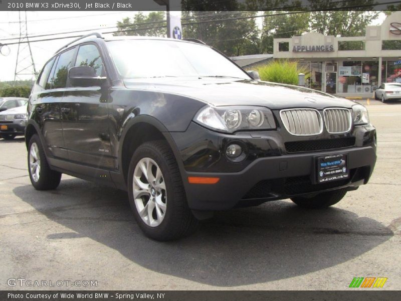 Jet Black / Black 2010 BMW X3 xDrive30i