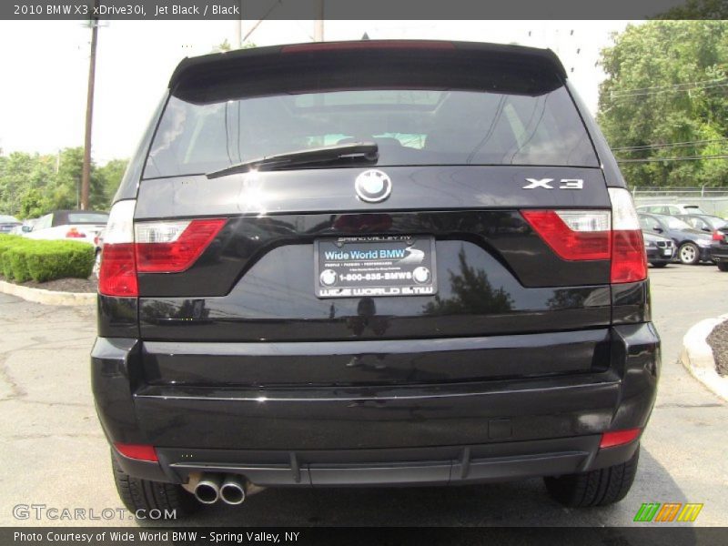 Jet Black / Black 2010 BMW X3 xDrive30i