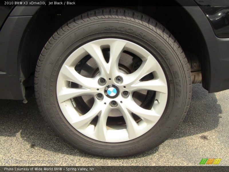 Jet Black / Black 2010 BMW X3 xDrive30i