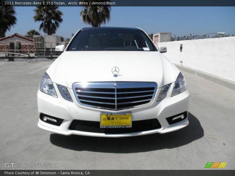 Arctic White / Almond/Black 2011 Mercedes-Benz E 350 Sedan