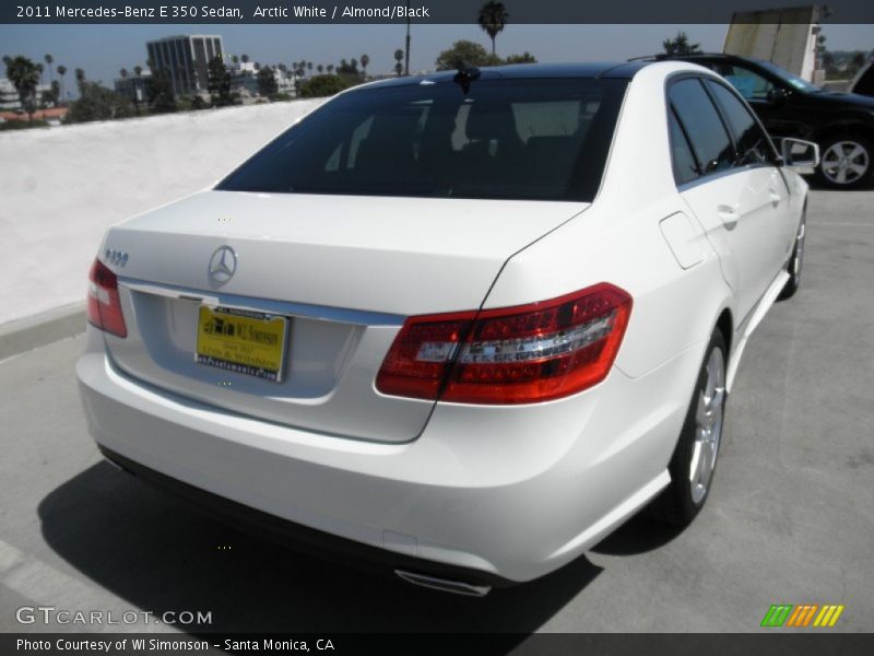 Arctic White / Almond/Black 2011 Mercedes-Benz E 350 Sedan
