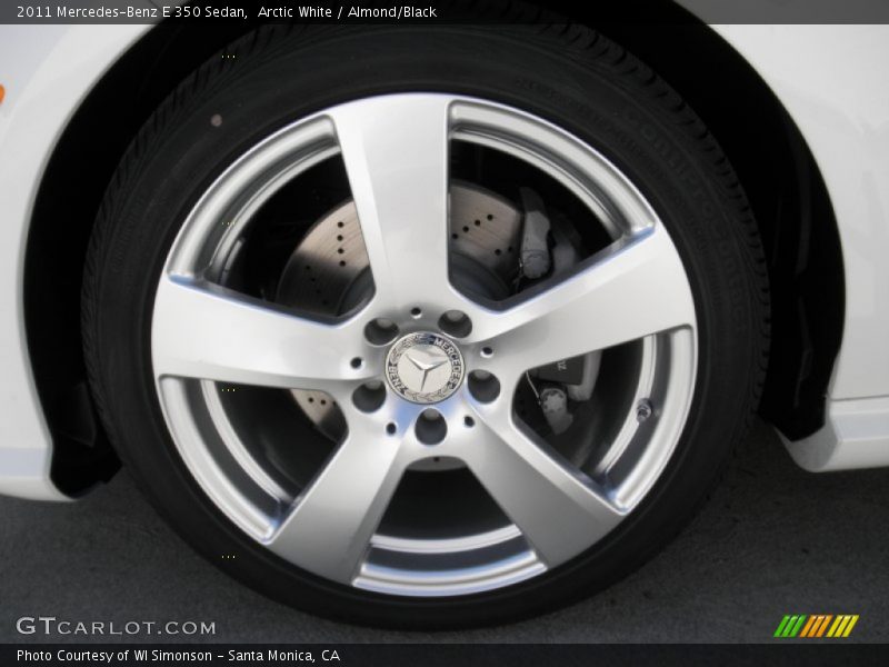 Arctic White / Almond/Black 2011 Mercedes-Benz E 350 Sedan