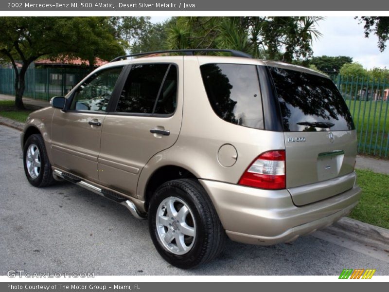 Desert Silver Metallic / Java 2002 Mercedes-Benz ML 500 4Matic