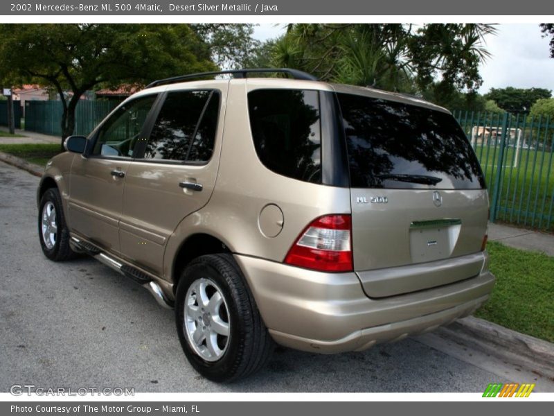 Desert Silver Metallic / Java 2002 Mercedes-Benz ML 500 4Matic