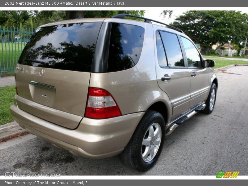 Desert Silver Metallic / Java 2002 Mercedes-Benz ML 500 4Matic