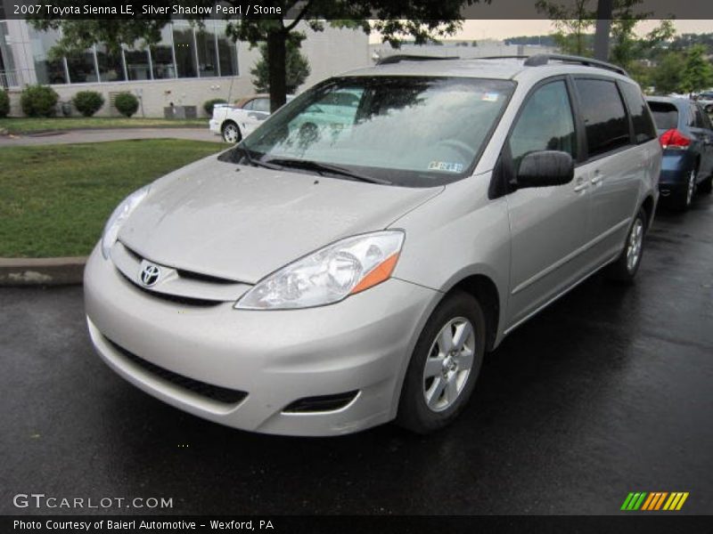 Silver Shadow Pearl / Stone 2007 Toyota Sienna LE