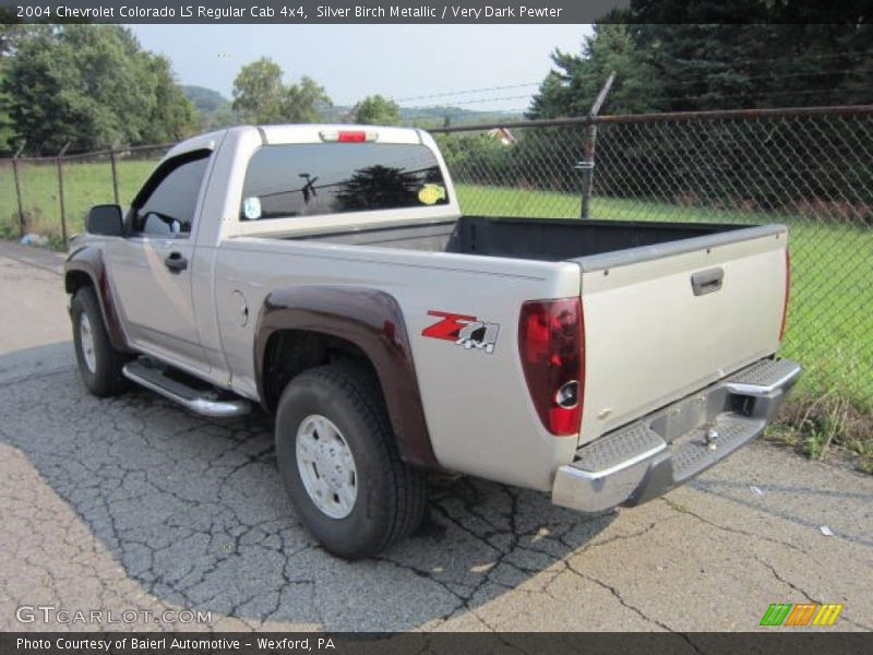  2004 Colorado LS Regular Cab 4x4 Silver Birch Metallic