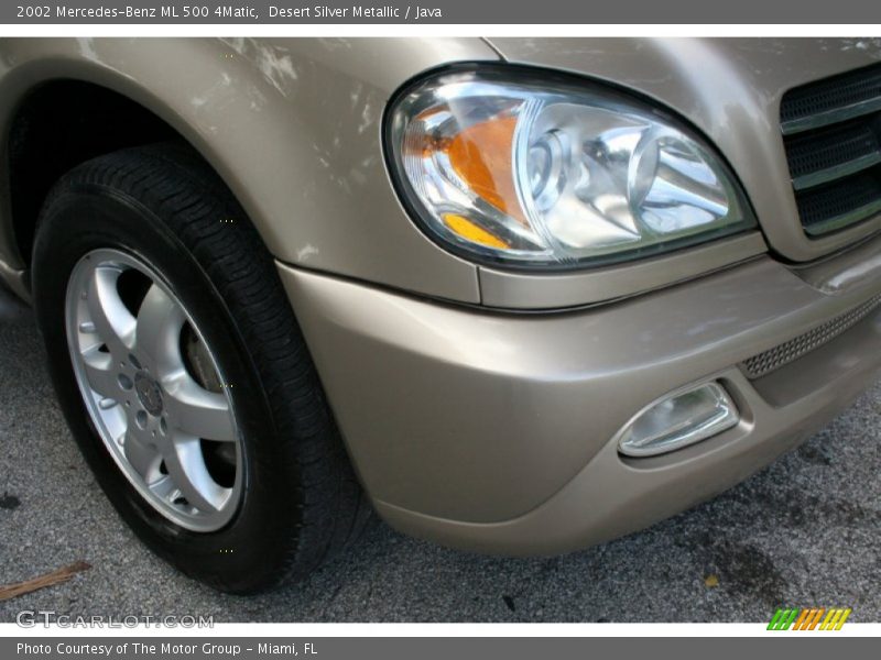 Desert Silver Metallic / Java 2002 Mercedes-Benz ML 500 4Matic