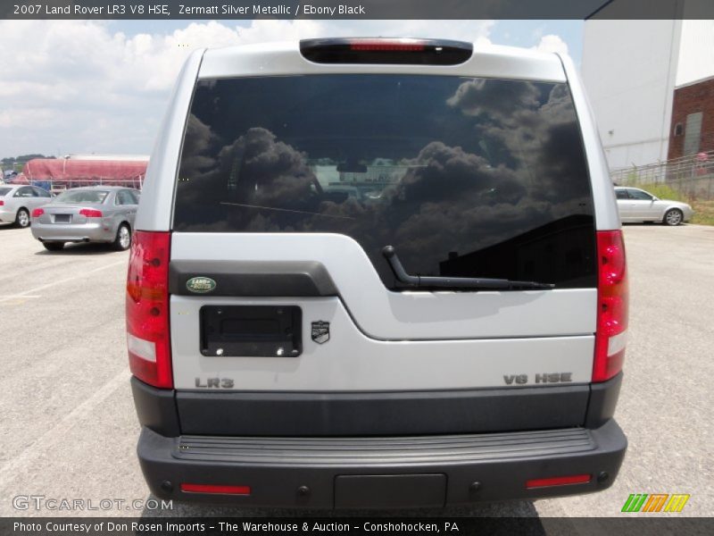 Zermatt Silver Metallic / Ebony Black 2007 Land Rover LR3 V8 HSE