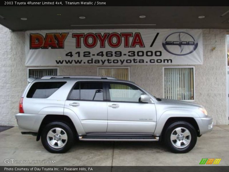 Titanium Metallic / Stone 2003 Toyota 4Runner Limited 4x4
