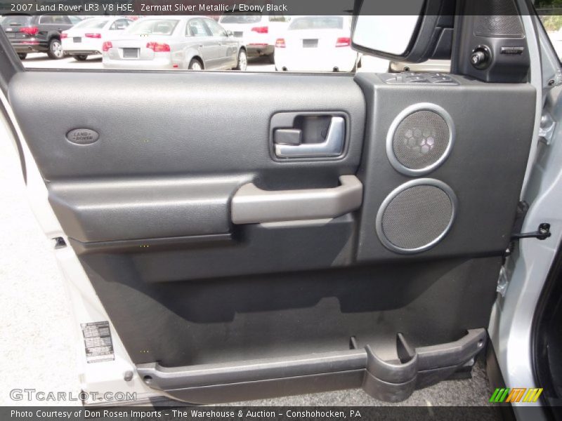 Zermatt Silver Metallic / Ebony Black 2007 Land Rover LR3 V8 HSE