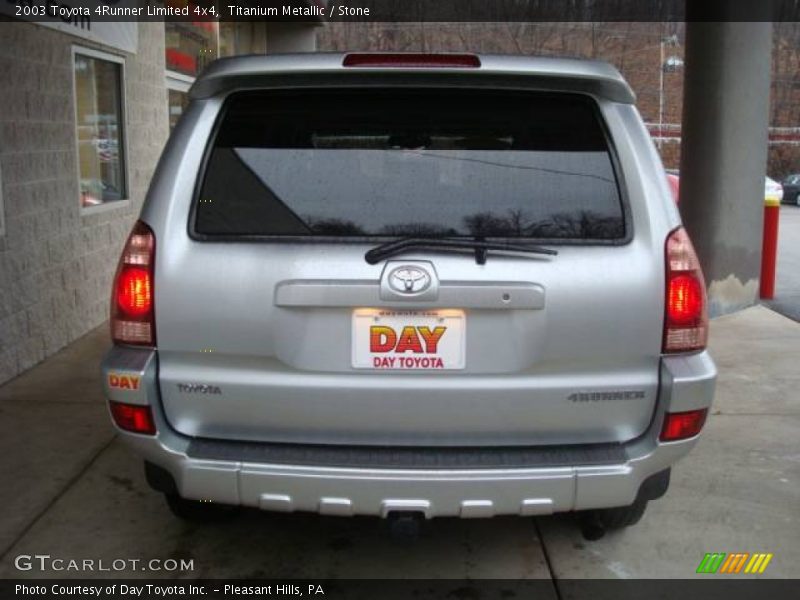 Titanium Metallic / Stone 2003 Toyota 4Runner Limited 4x4