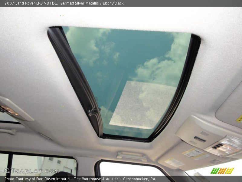 Zermatt Silver Metallic / Ebony Black 2007 Land Rover LR3 V8 HSE