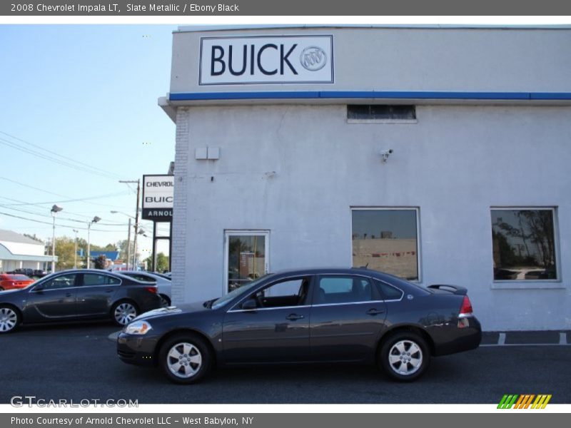 Slate Metallic / Ebony Black 2008 Chevrolet Impala LT