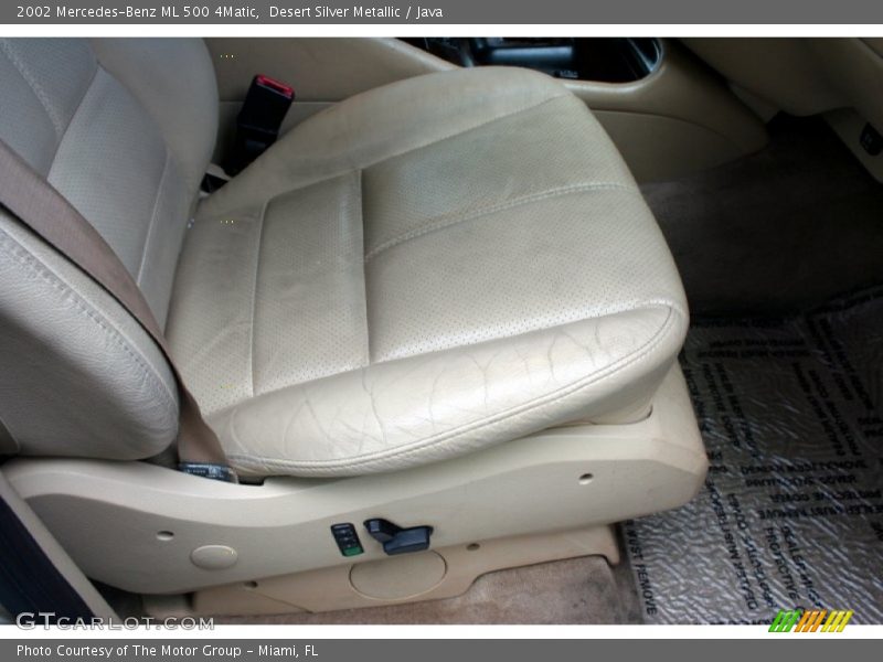Desert Silver Metallic / Java 2002 Mercedes-Benz ML 500 4Matic