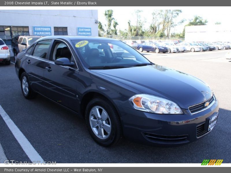 Slate Metallic / Ebony Black 2008 Chevrolet Impala LT