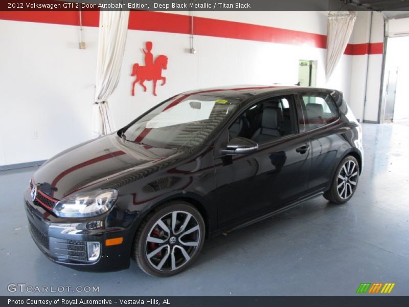 Deep Black Metallic / Titan Black 2012 Volkswagen GTI 2 Door Autobahn Edition