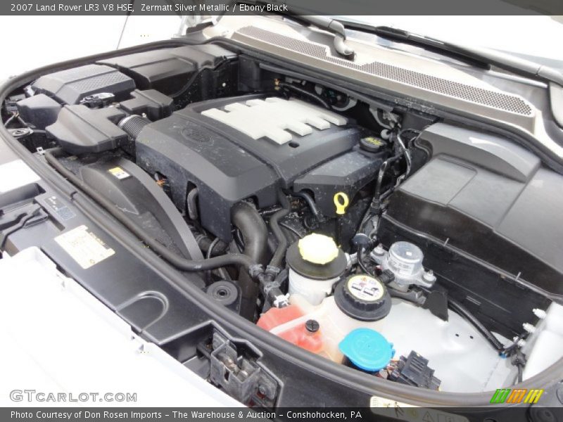 Zermatt Silver Metallic / Ebony Black 2007 Land Rover LR3 V8 HSE