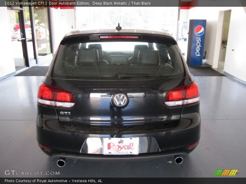 Deep Black Metallic / Titan Black 2012 Volkswagen GTI 2 Door Autobahn Edition