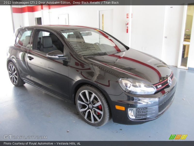 Deep Black Metallic / Titan Black 2012 Volkswagen GTI 2 Door Autobahn Edition