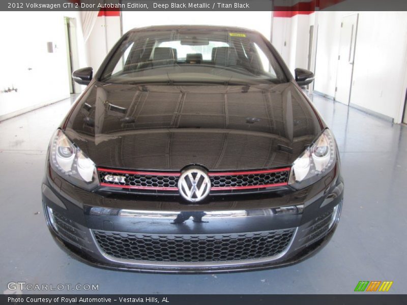 Deep Black Metallic / Titan Black 2012 Volkswagen GTI 2 Door Autobahn Edition