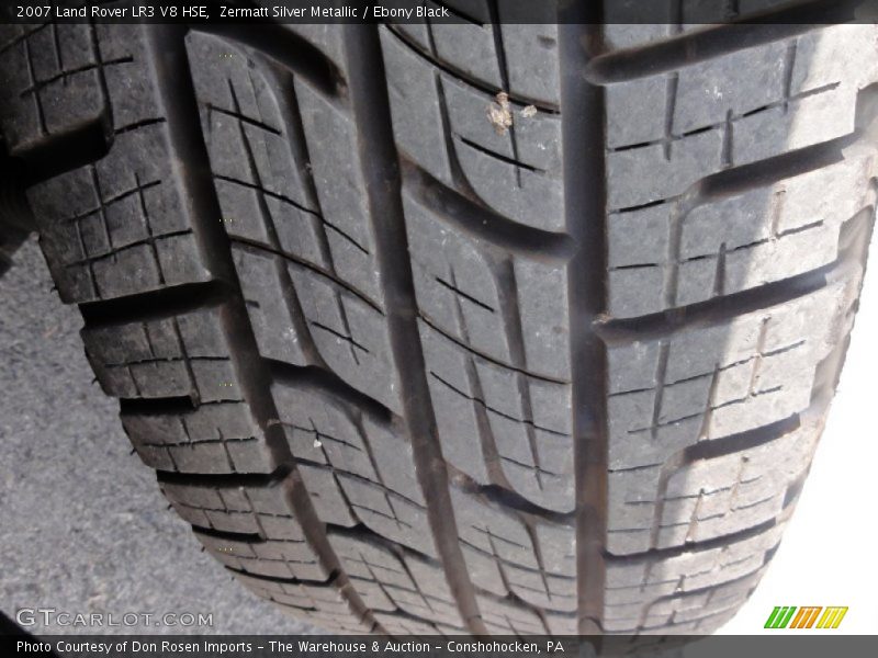 Zermatt Silver Metallic / Ebony Black 2007 Land Rover LR3 V8 HSE