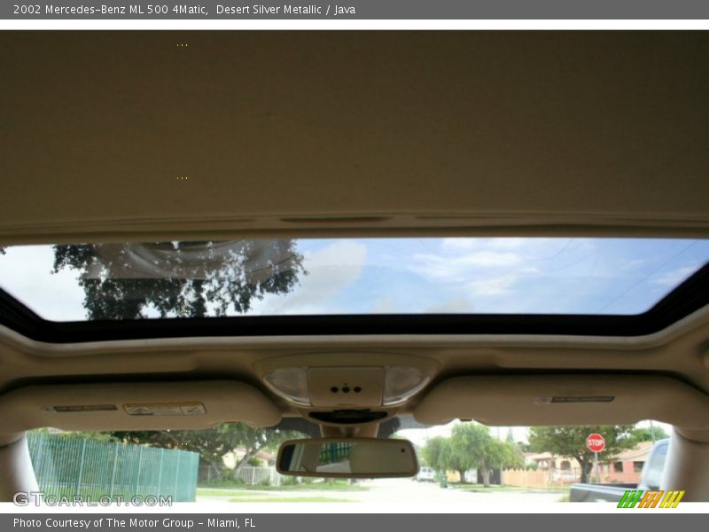Desert Silver Metallic / Java 2002 Mercedes-Benz ML 500 4Matic