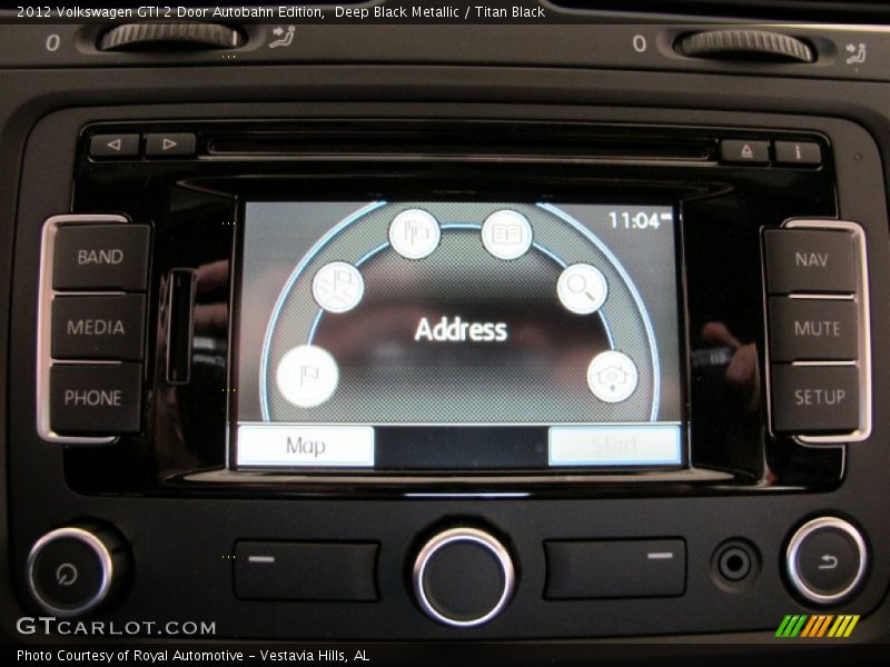 Deep Black Metallic / Titan Black 2012 Volkswagen GTI 2 Door Autobahn Edition