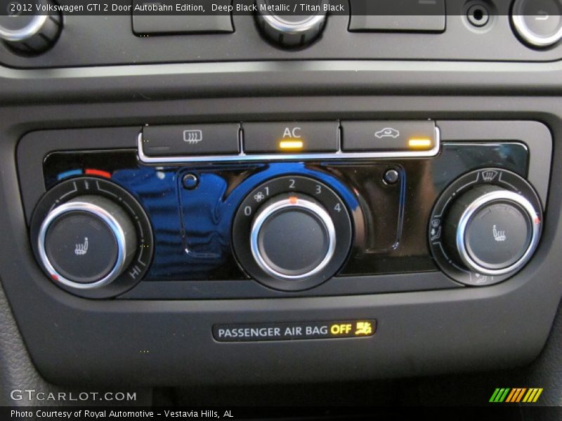 Controls of 2012 GTI 2 Door Autobahn Edition