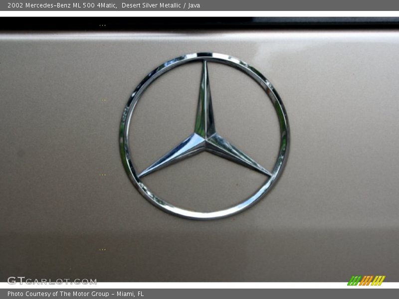 Desert Silver Metallic / Java 2002 Mercedes-Benz ML 500 4Matic