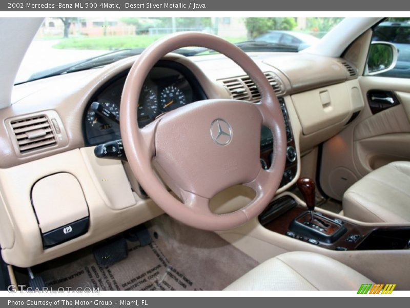  2002 ML 500 4Matic Java Interior