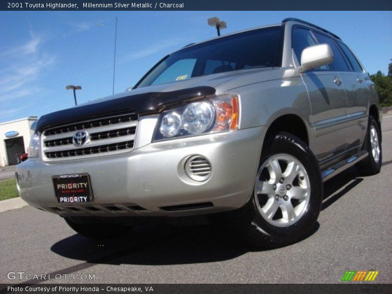 Millennium Silver Metallic / Charcoal 2001 Toyota Highlander