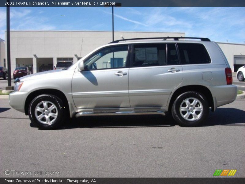 Millennium Silver Metallic / Charcoal 2001 Toyota Highlander