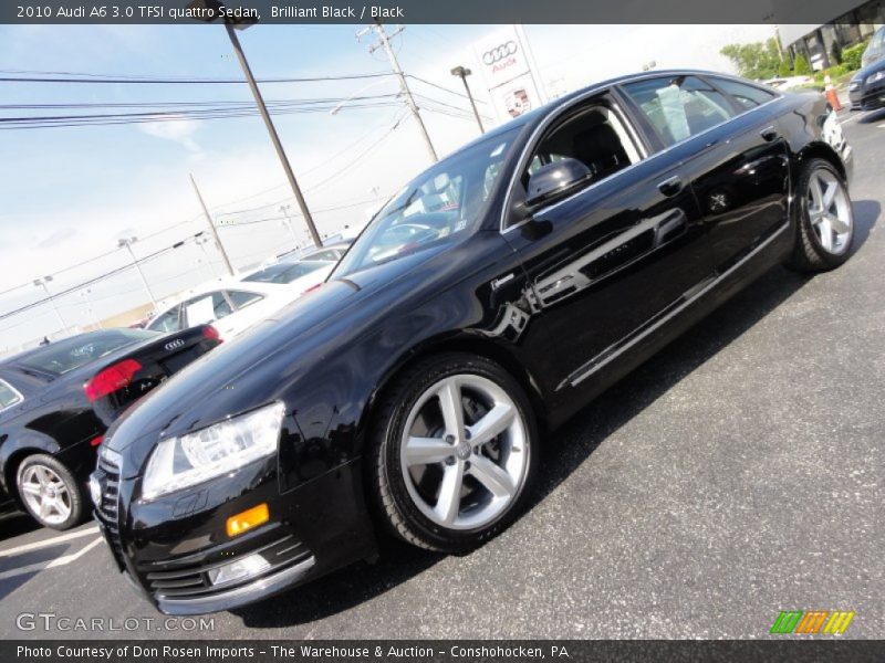 Brilliant Black / Black 2010 Audi A6 3.0 TFSI quattro Sedan