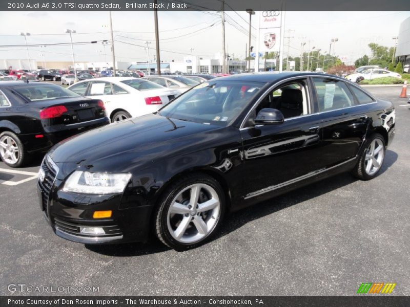 Brilliant Black / Black 2010 Audi A6 3.0 TFSI quattro Sedan