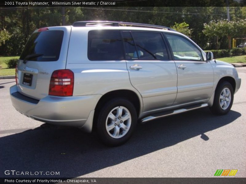 Millennium Silver Metallic / Charcoal 2001 Toyota Highlander