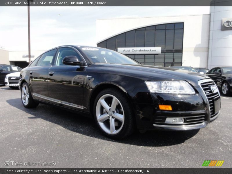 Brilliant Black / Black 2010 Audi A6 3.0 TFSI quattro Sedan