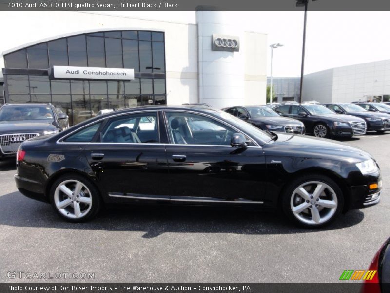 Brilliant Black / Black 2010 Audi A6 3.0 TFSI quattro Sedan