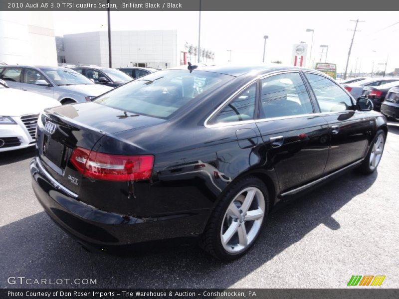 Brilliant Black / Black 2010 Audi A6 3.0 TFSI quattro Sedan
